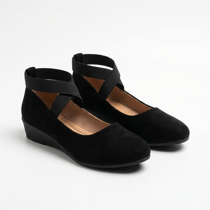 Marisol | Scarpe con Zeppa Bassa e Cinghie Incrociate Donna