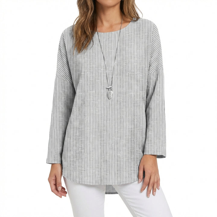 Marta | Blusa a Righe Manica Tre Quarti Donna