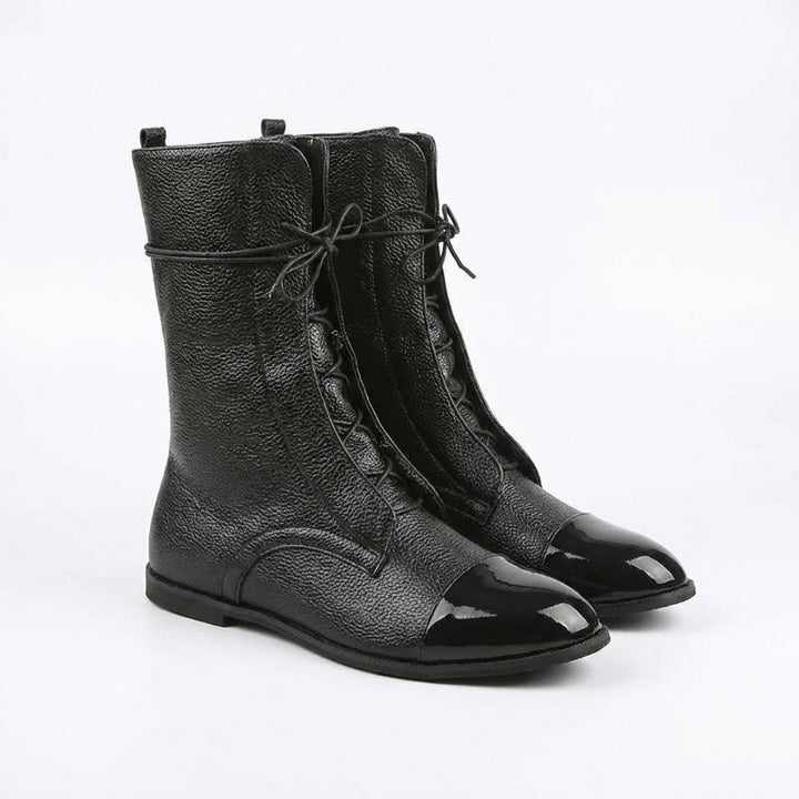 Martina | Stivali a Mezza Gamba con Lacci Donna