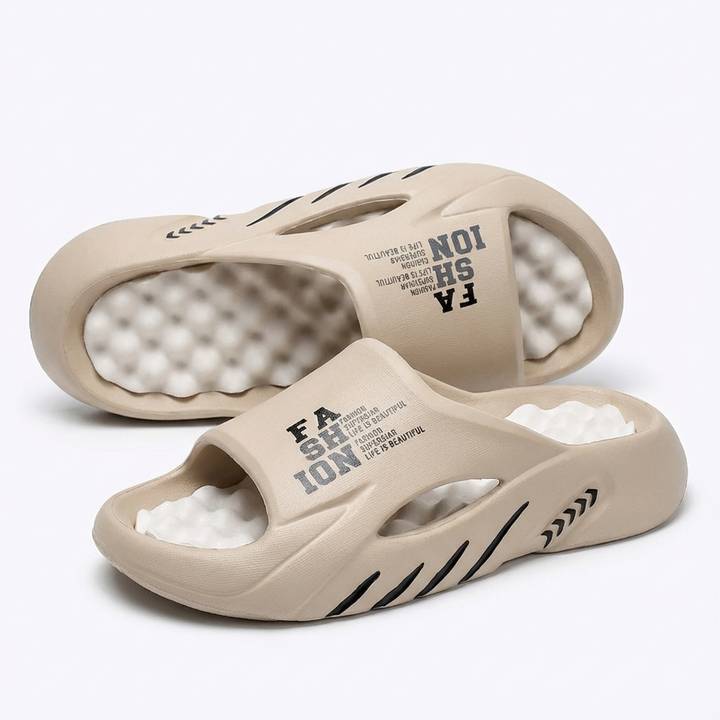 Mateo | Hombre Chanclas Deportivas Con Plantilla Masaje Y Suela Gruesa | Confort