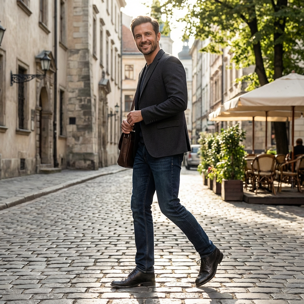 Mateo | Hombre Zapatos Oxford Con Perforaciones Brogue Y Cordones | Clásico