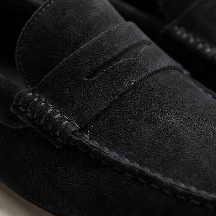 Mateo | Mocassini Uomo con Fascia Penny Classica e Cuciture Visibili | Informale