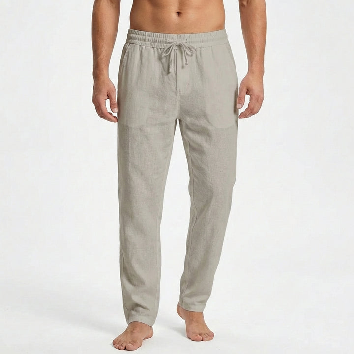Mateo | Pantalón Recto con Cordón Casual Hombre
