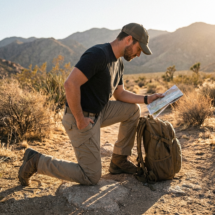 Mateo | Pantalón Táctico Hombre Con Bolsillos Con Cremallera Y Refuerzos | Utility