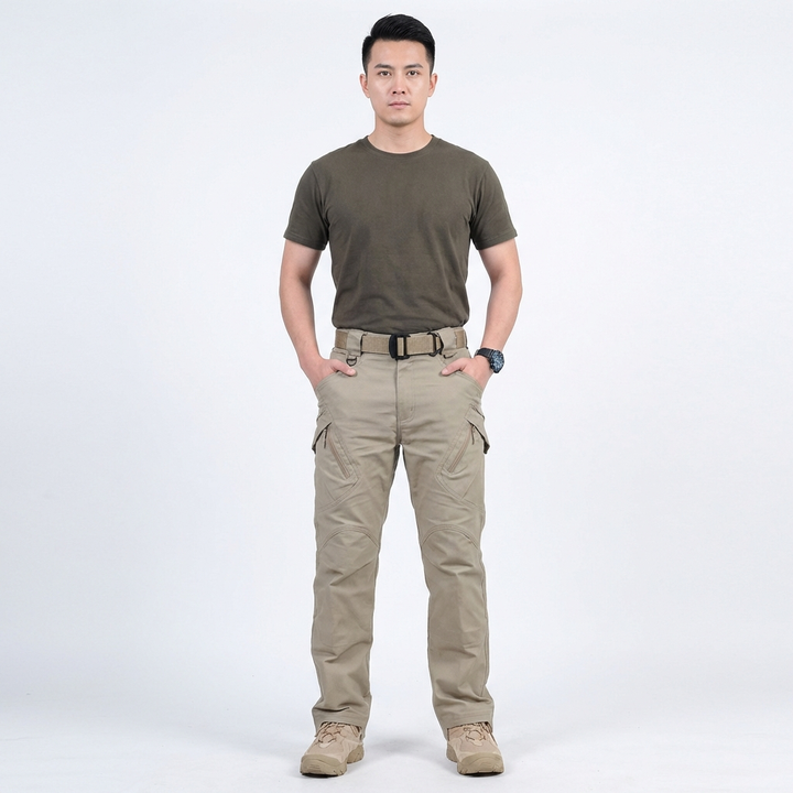 Mateo | Pantalón Táctico Hombre Con Bolsillos Con Cremallera Y Refuerzos | Utility