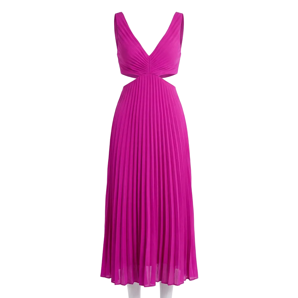 Matilda | Vestito Midi Plissettato da Donna