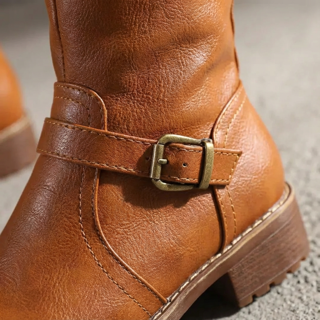 Monica | Stivali alti da donna fino al ginocchio con tacco a blocco