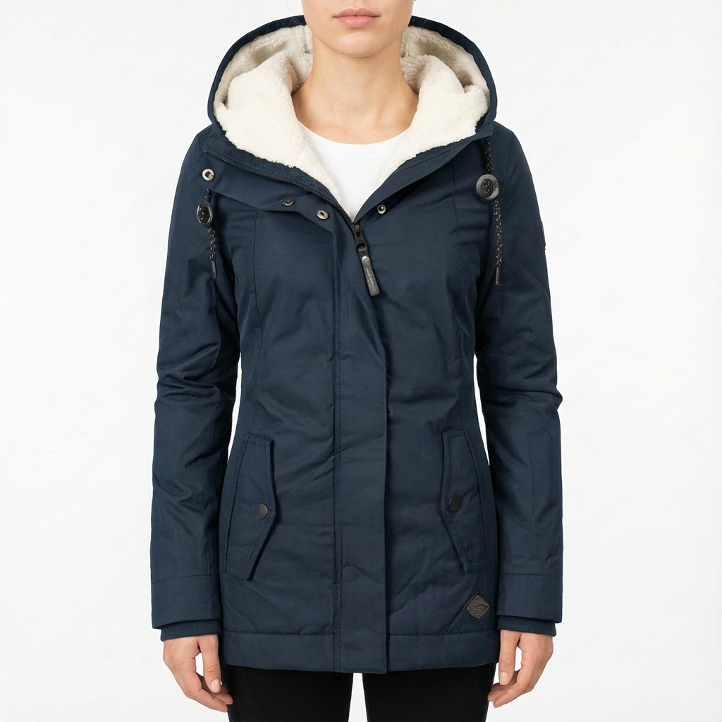 Monica | Chaqueta de Invierno para Mujer con Capucha y Forro Polar