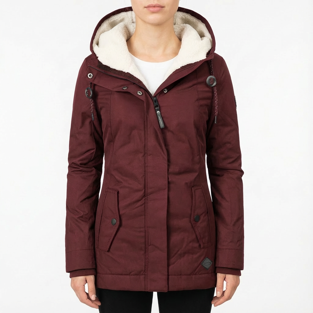 Monica | Chaqueta de Invierno para Mujer con Capucha y Forro Polar