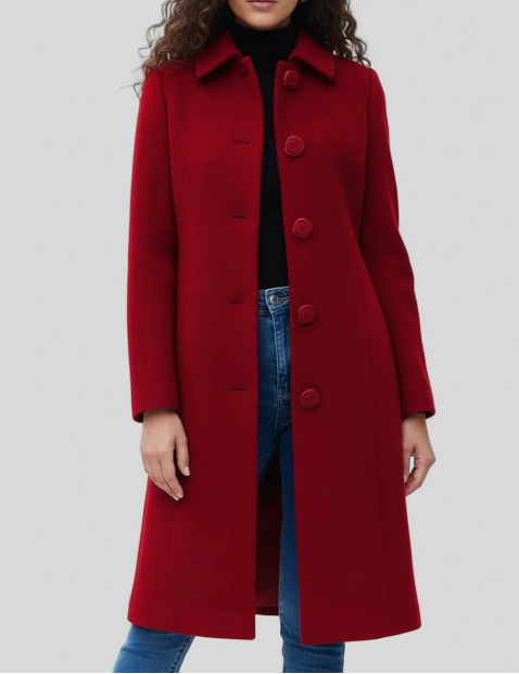 Mujer cappotto trench Con Bottone Grande | Rain