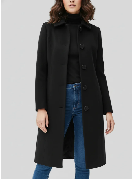 Mujer cappotto trench Con Bottone Grande | Rain
