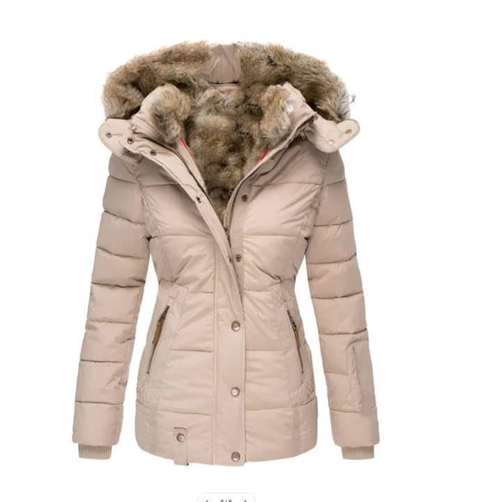 Mujer chaqueta acolchada con cappuccio foderata | Parka