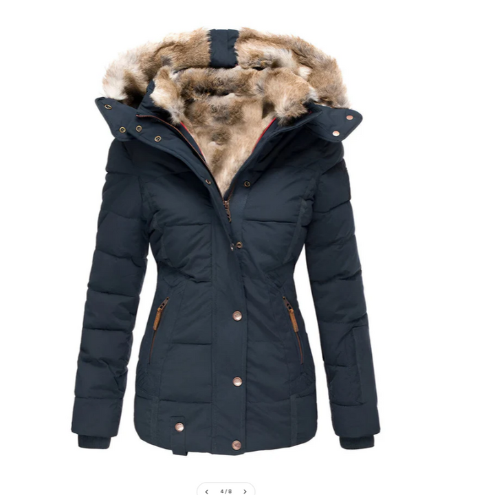 Mujer chaqueta acolchada con cappuccio foderata | Parka