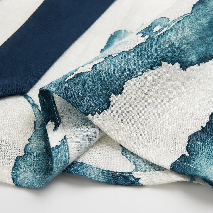 Nayla | Abito Lungo Incrociato Acquerello Donna Elegante