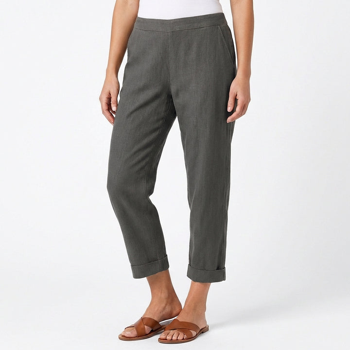 Nerea | Mujer Pantalón Capri Holgado Casual