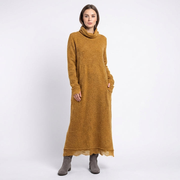 Nieves | Abito Lungo a Maglia con Tasche Donna