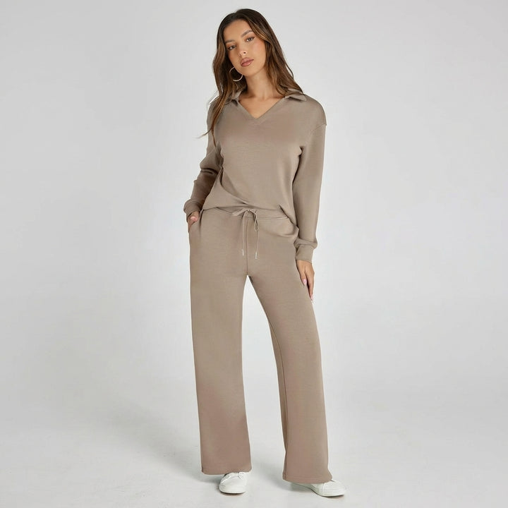 Nina | Completo Maglia Collo Polo Donna Casual