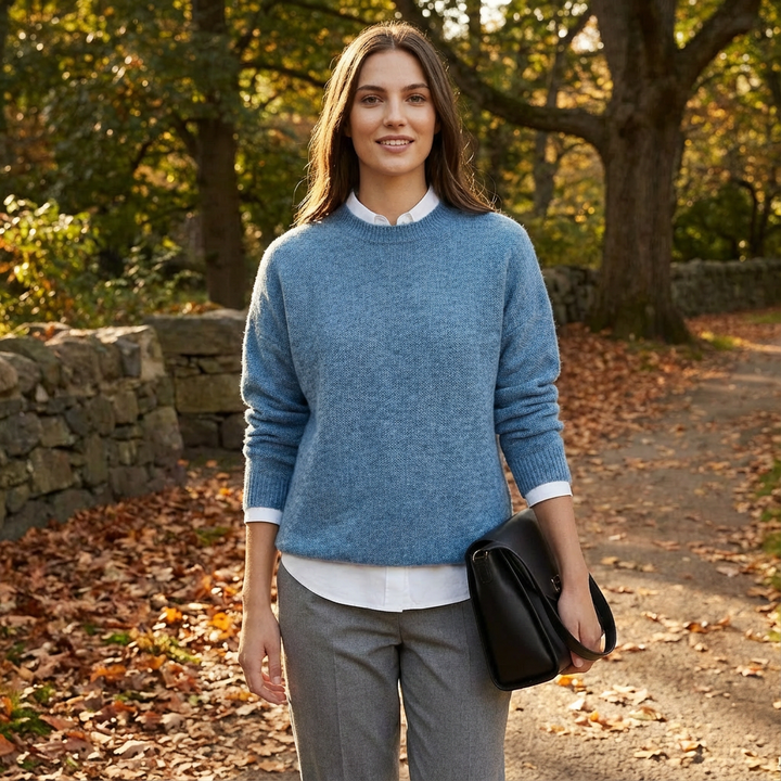 Nina | Maglione Pullover Oversize a Manica Lunga da Donna