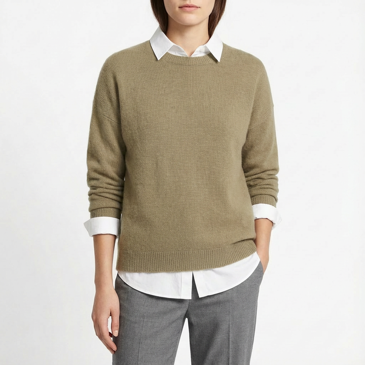 Nina | Maglione Pullover Oversize a Manica Lunga da Donna