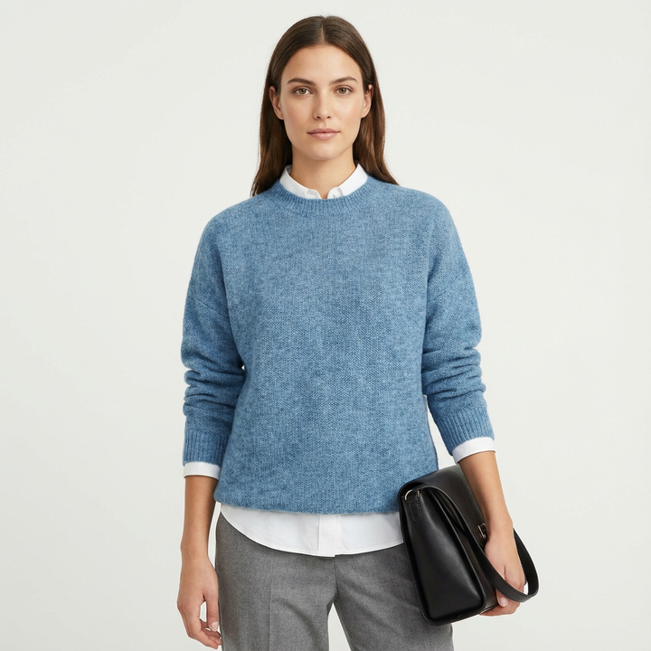 Nina | Maglione Pullover Oversize a Manica Lunga da Donna