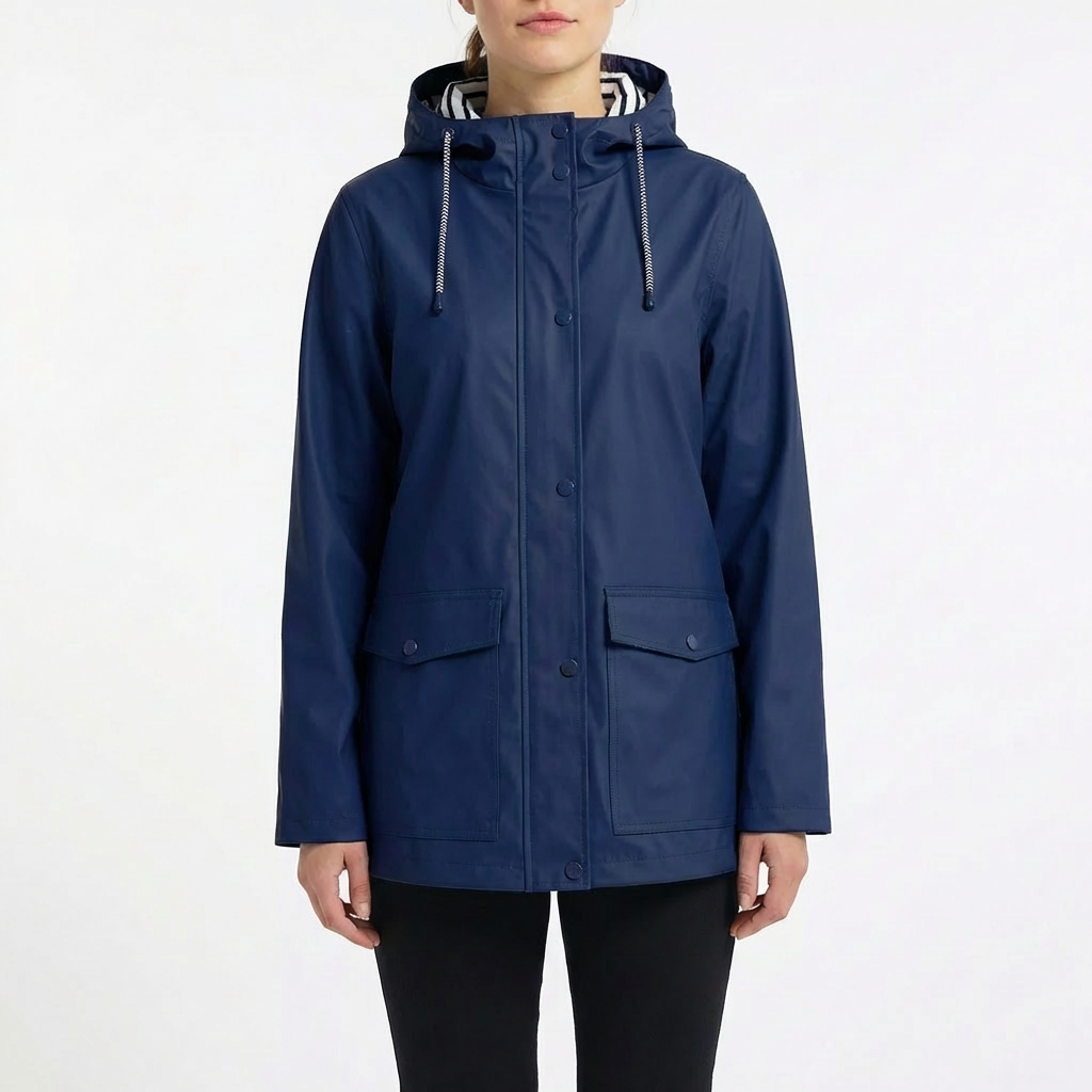 Olga | Parka Impermeable con Capucha Mujer