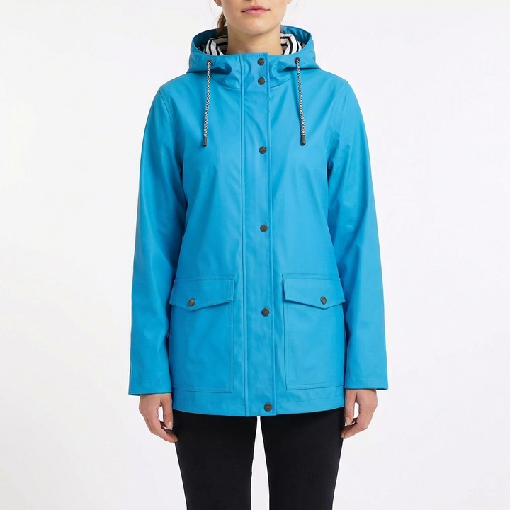 Olga | Parka Impermeable con Capucha Mujer