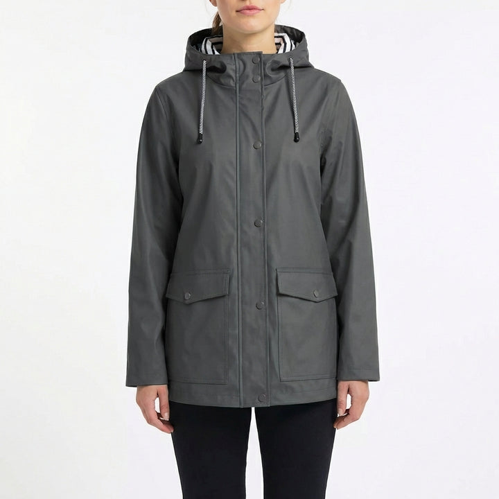Olga | Parka Impermeable con Capucha Mujer
