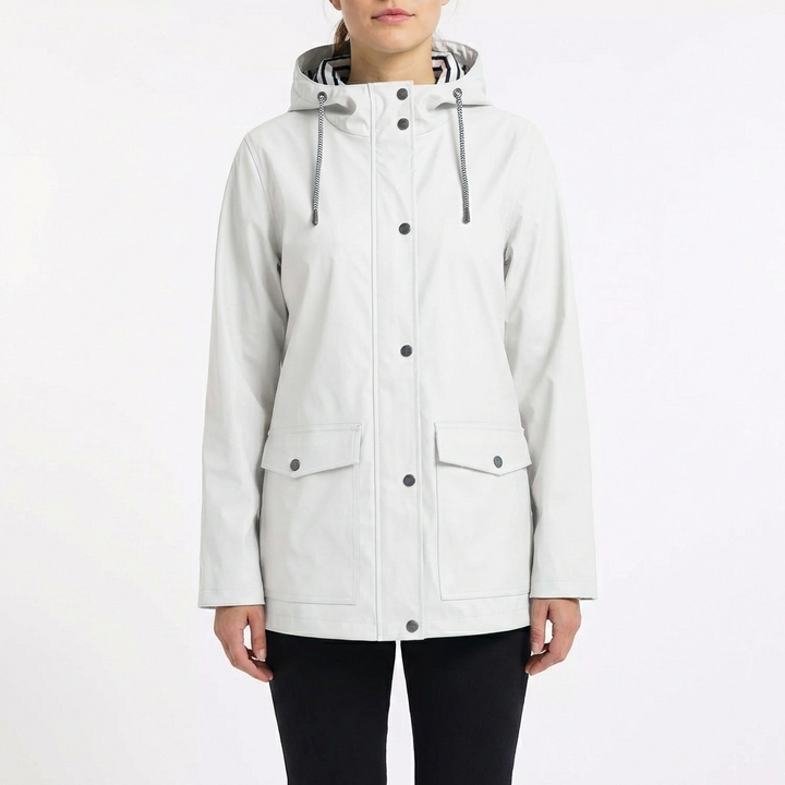 Olga | Parka Impermeable con Capucha Mujer