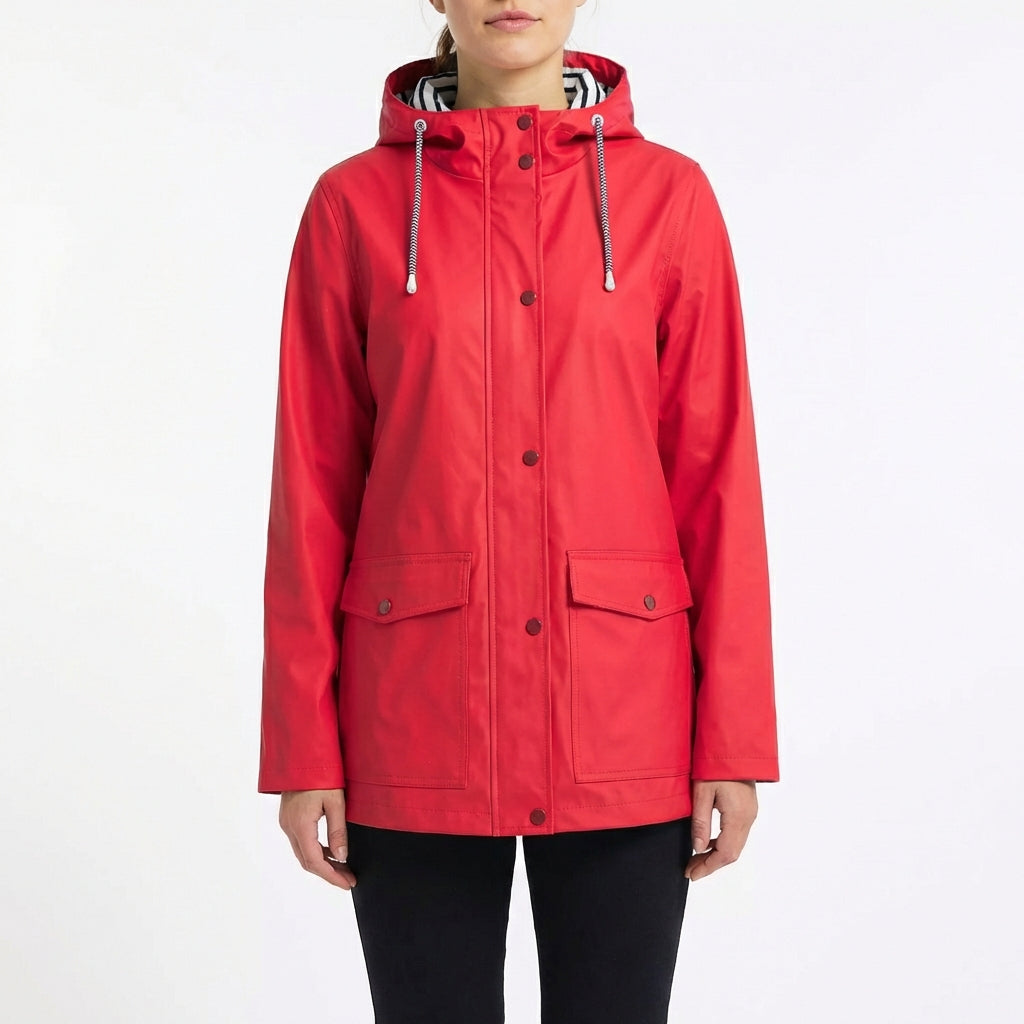 Olga | Parka Impermeable con Capucha Mujer