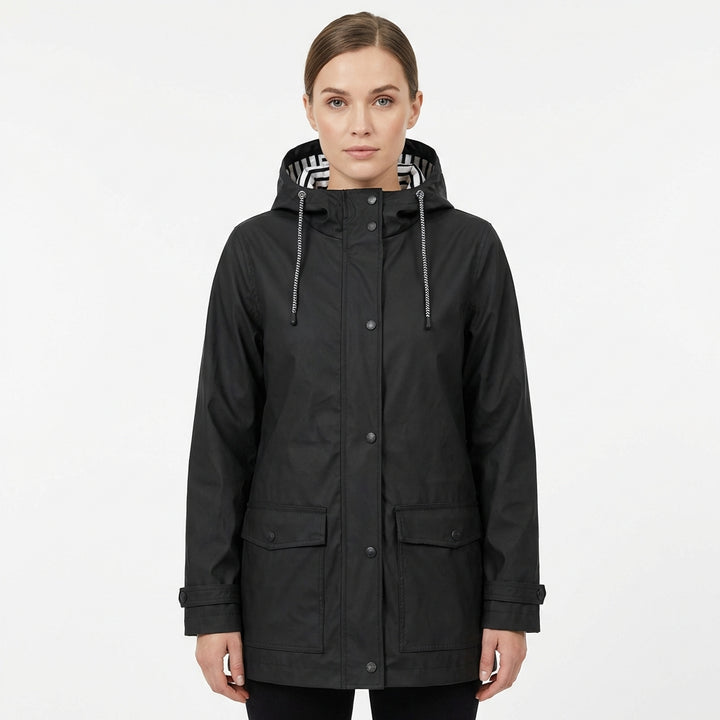 Olga | Parka Impermeable con Capucha Mujer