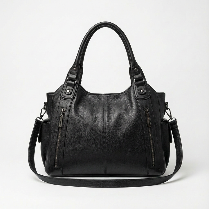 Olive | Bolso Tote de Hombro para Mujer con Detalle de Cremallera