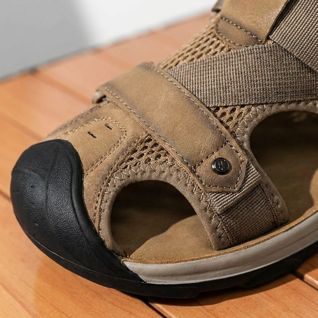 Pablo | Sandali Uomo con Punta Chiusa e Suola da Escursionismo | All'aperto