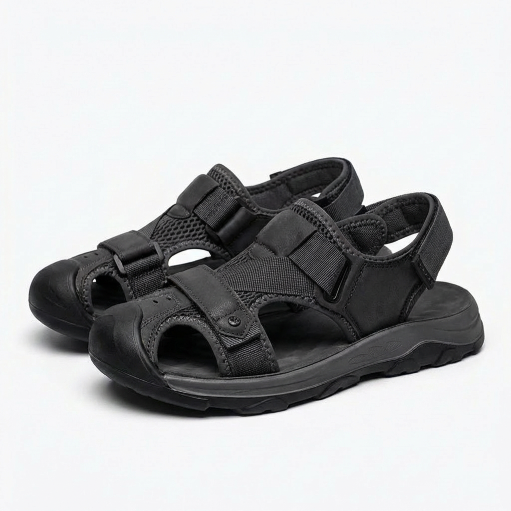 Pablo | Sandali Uomo con Punta Chiusa e Suola da Escursionismo | All'aperto