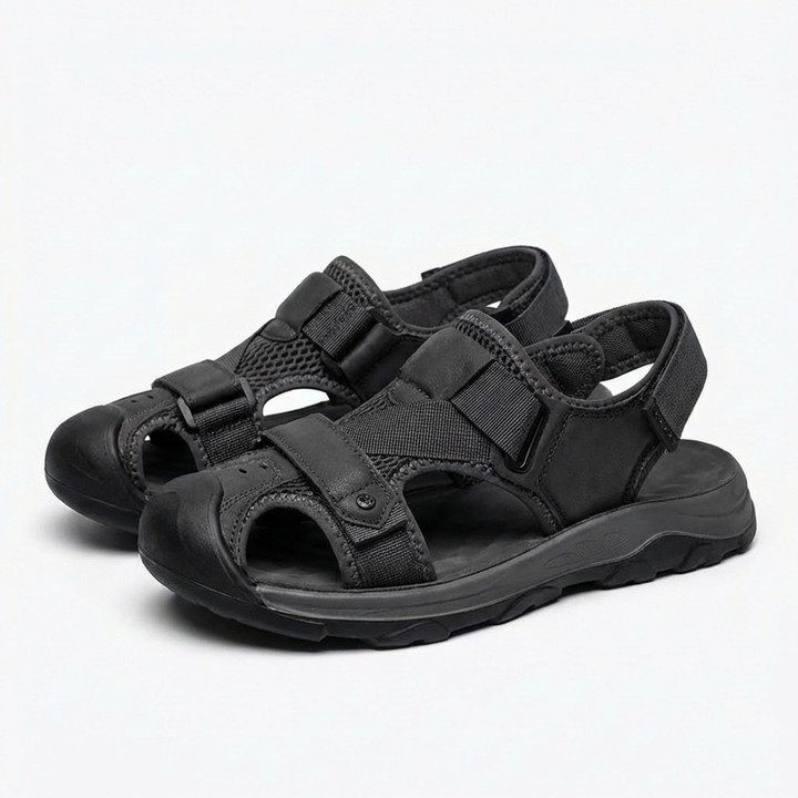 Pablo | Sandali Uomo con Punta Chiusa e Suola da Escursionismo | All'aperto