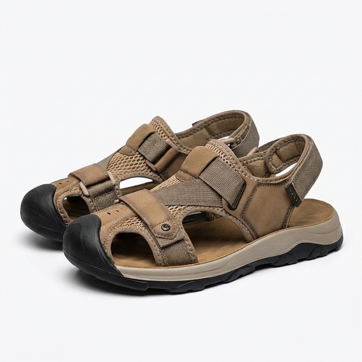 Pablo | Sandali Uomo con Punta Chiusa e Suola da Escursionismo | All'aperto