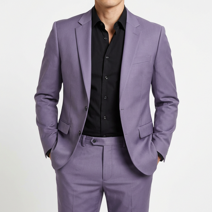 Pablo | Traje Dos Piezas Hombre Con Corte Slim Fit Y Solapa Clásica | Moderno