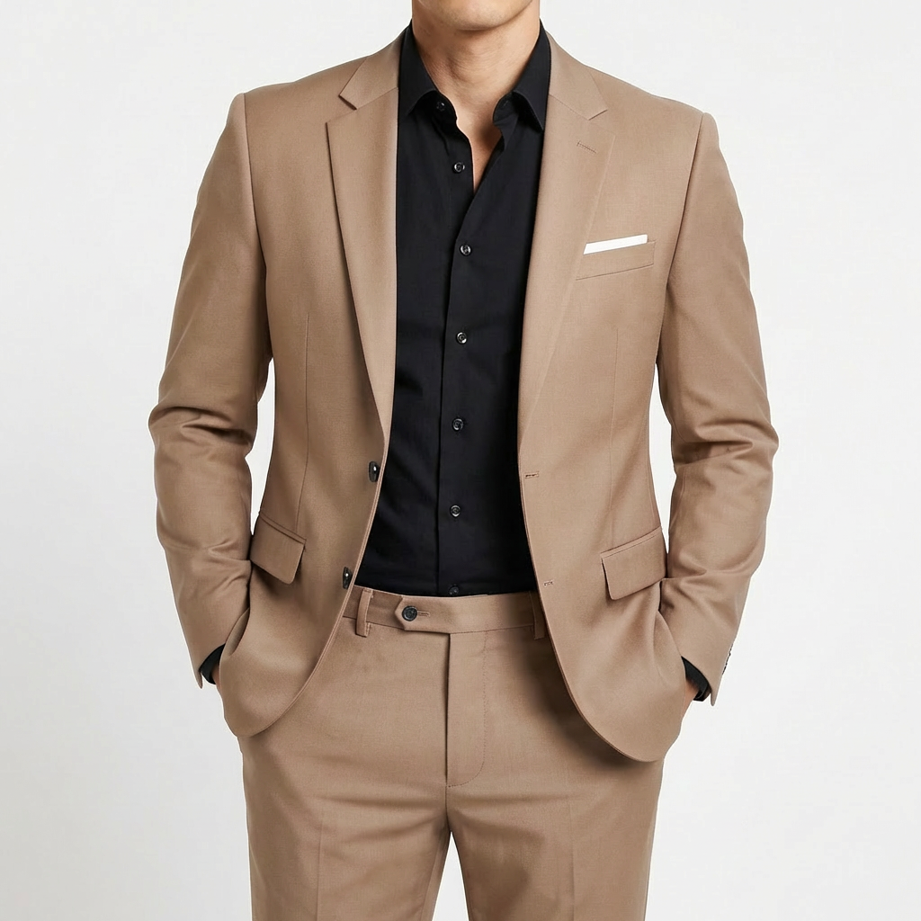 Pablo | Traje Dos Piezas Hombre Con Corte Slim Fit Y Solapa Clásica | Moderno