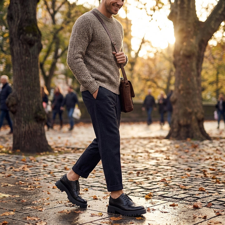 Patricio | Scarpe da uomo Brogue con suola spessa