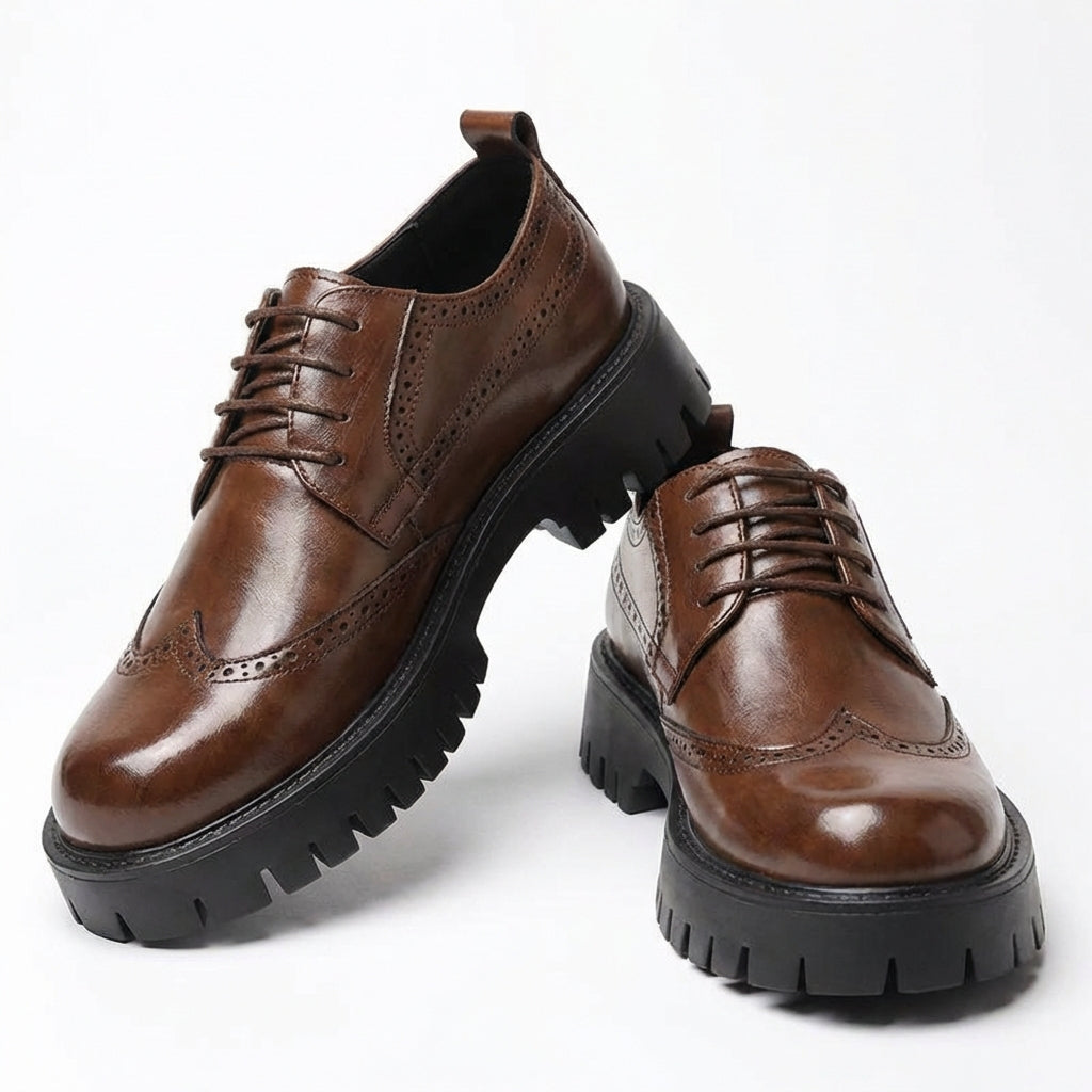 Patricio | Scarpe da uomo Brogue con suola spessa