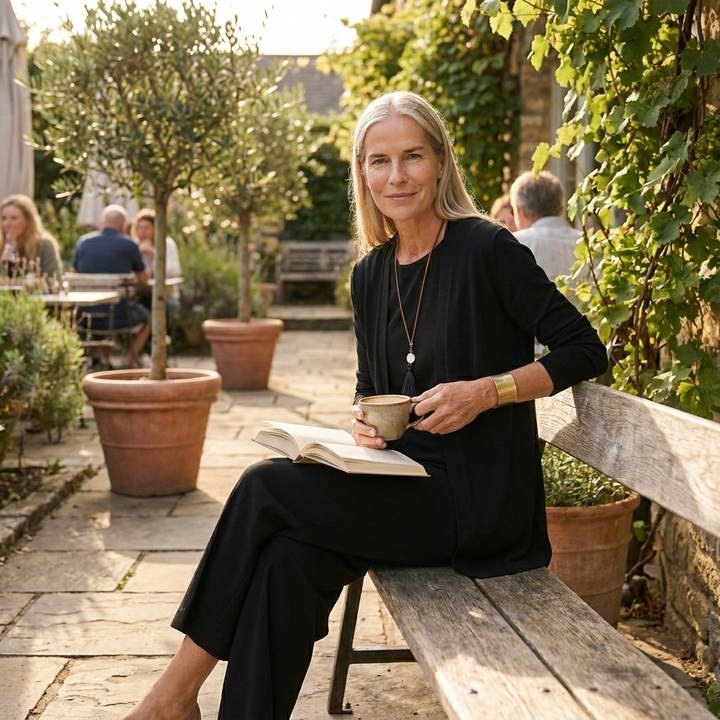 Pilar | Completo Donna Tre Pezzi Pantalone Largo