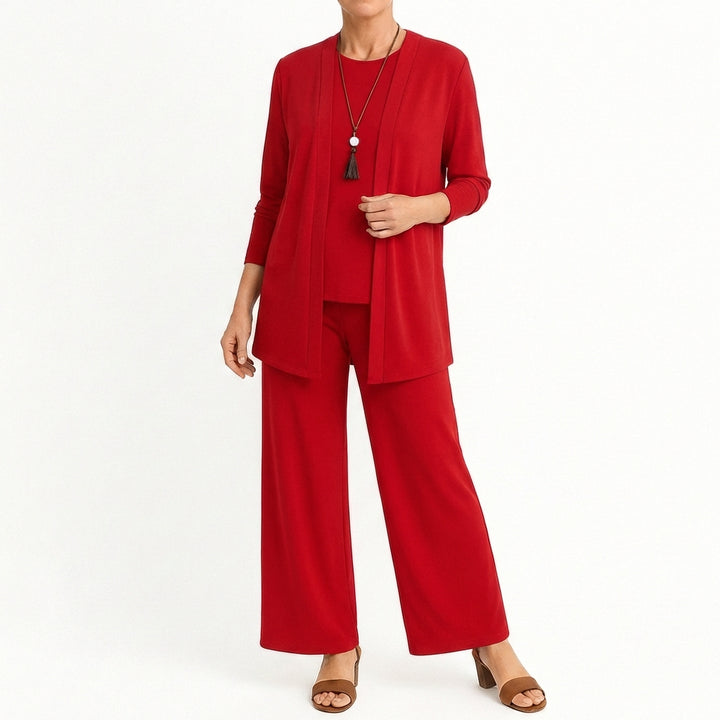 Pilar | Completo Donna Tre Pezzi Pantalone Largo