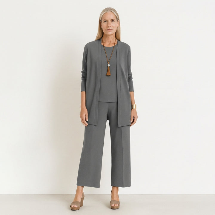 Pilar | Completo Donna Tre Pezzi Pantalone Largo