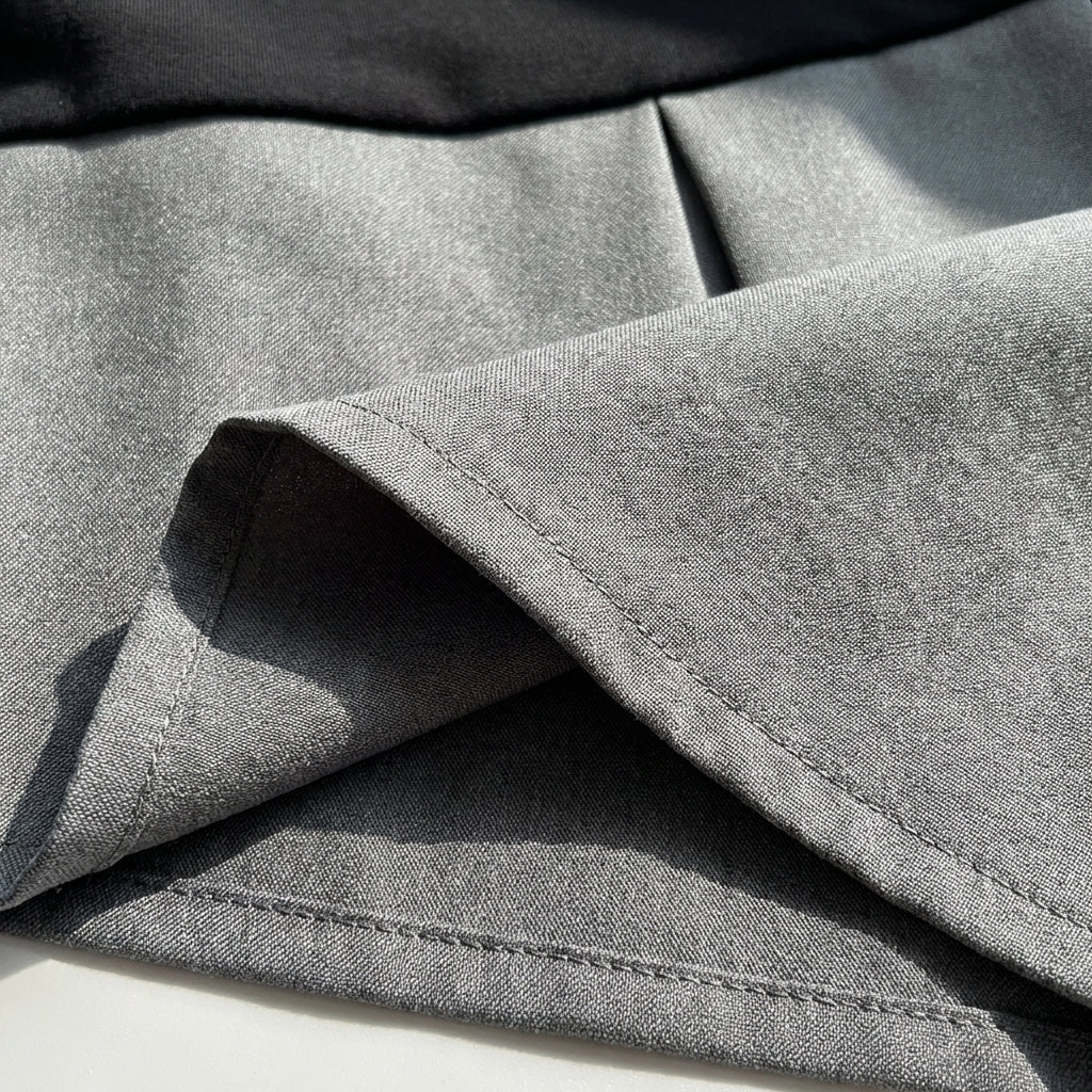 Renata | Abito Lungo Bicolore Gonna Plissettata Donna