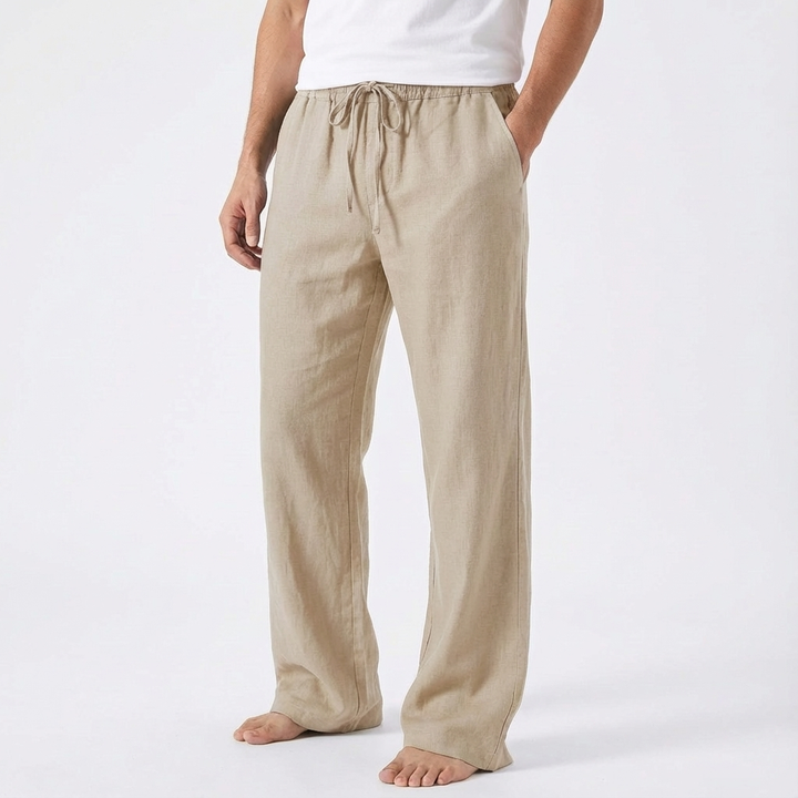 Reuben | Pantalones de Hombre con Cordón y Pierna Ancha