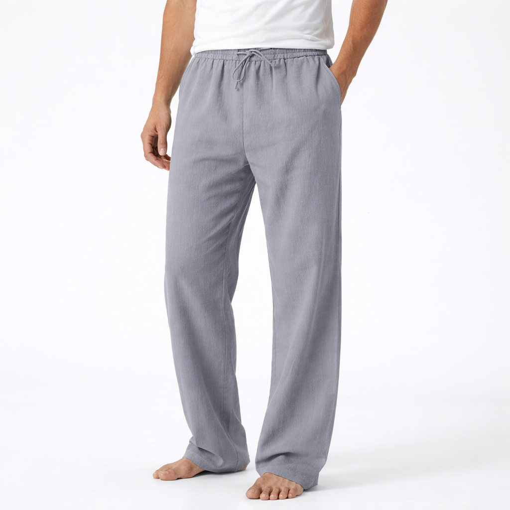 Reuben | Pantaloni da Uomo con Coulisse e Gamba Larga