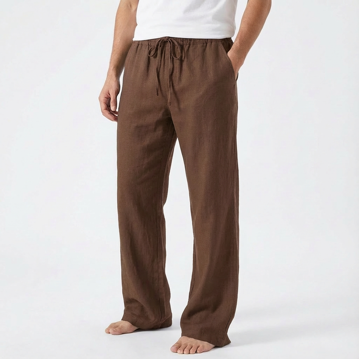 Reuben | Pantalones de Hombre con Cordón y Pierna Ancha