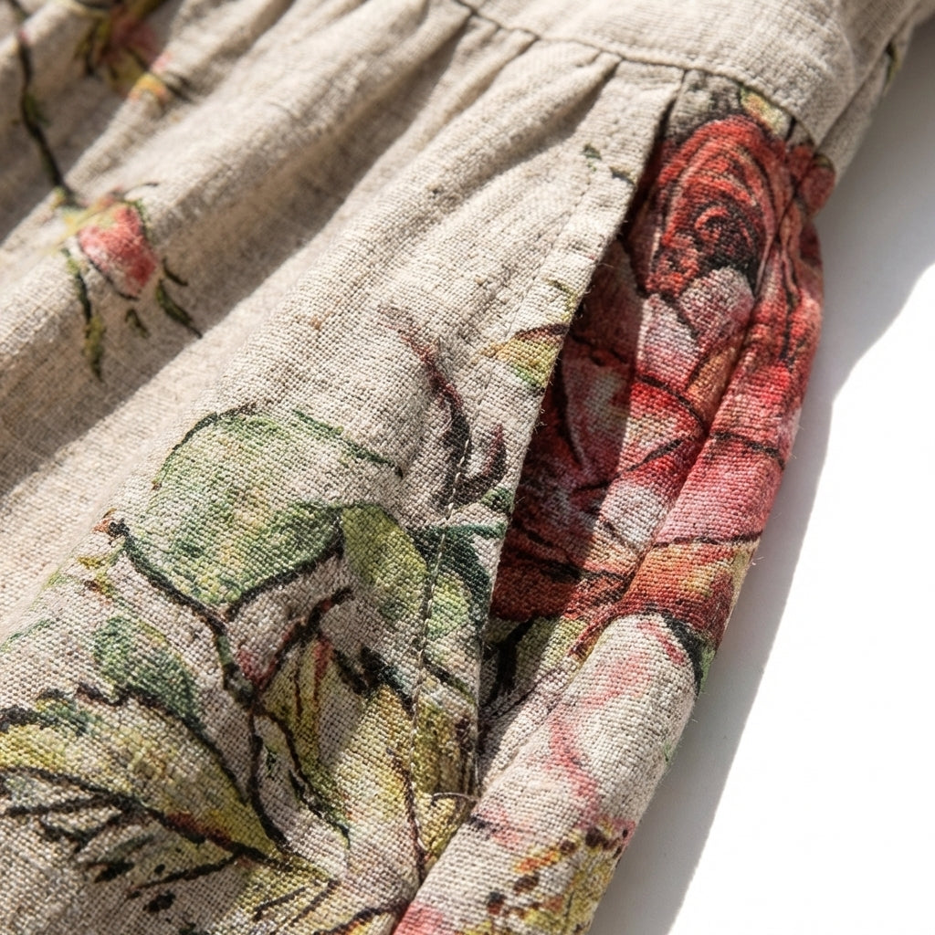 Rosalía | Abito Lungo Floreale Larga Donna Boho