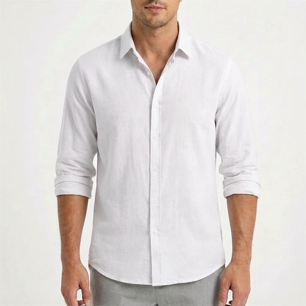 Russell | Camisa Casual de Hombre con Botones