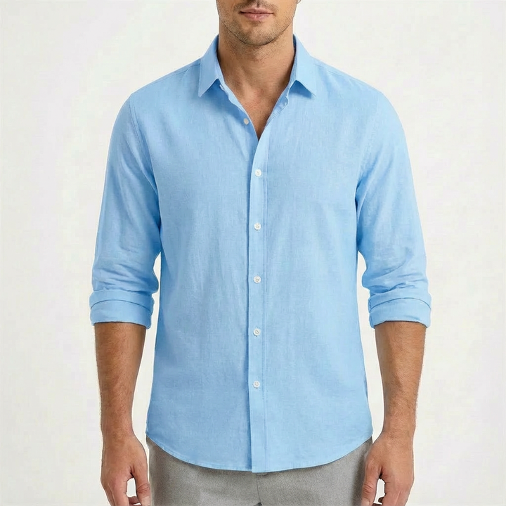 Russell | Camisa Casual de Hombre con Botones