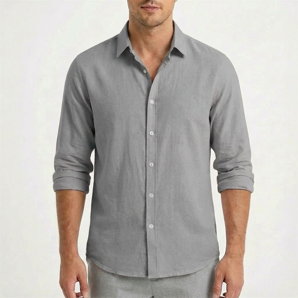 Russell | Camisa Casual de Hombre con Botones